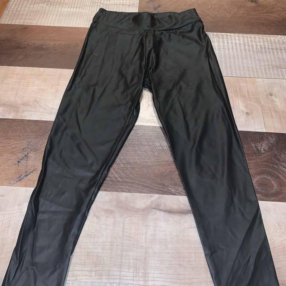 leather skinny leggings